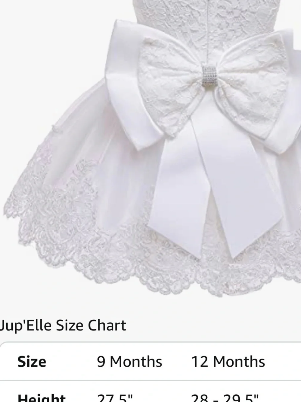 Jup’Elle Formal Dress 12 month old